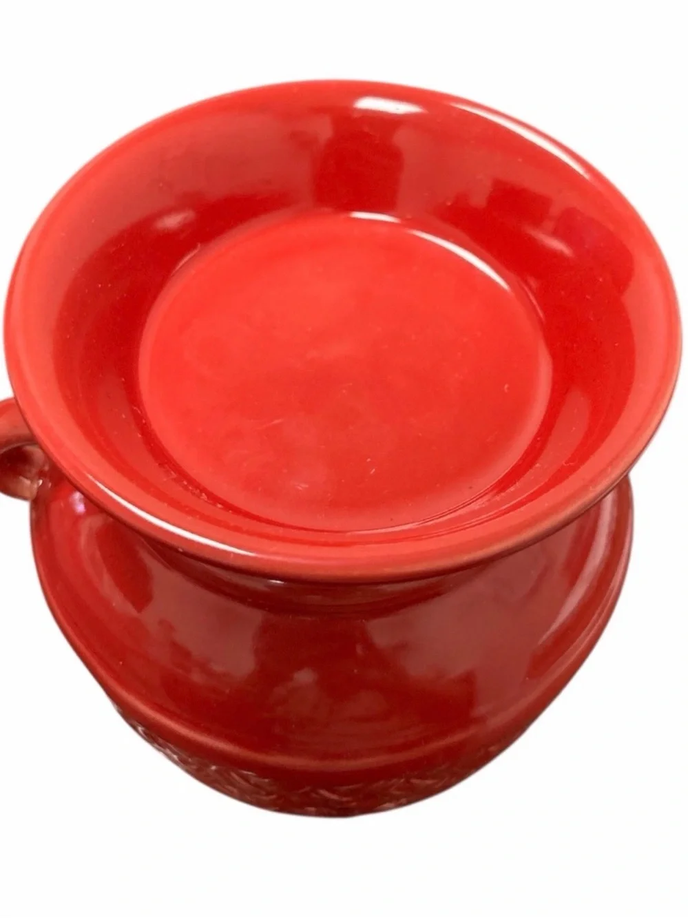 PartyLite ScentGlow Electric Wax Warmer Red/Maroon Ceramic w/Bulb EUC - Picture 11 of 11